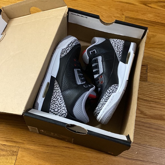 Air Jordan 3 retro OG | Black/Fire red - cement grey - Picture 8 of 8